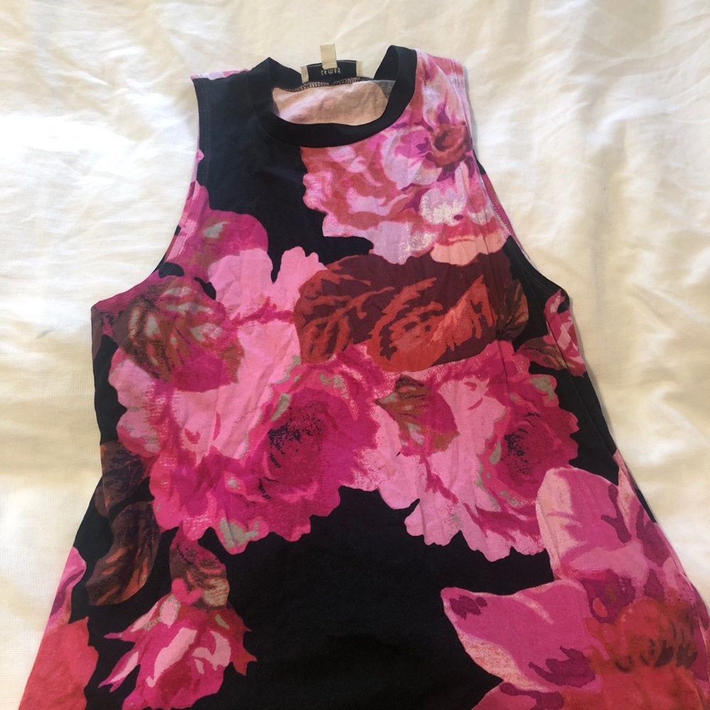 Cameo floral print tank top